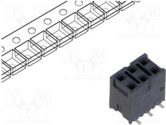 SAMTEC Connector: pin strips; socket; female