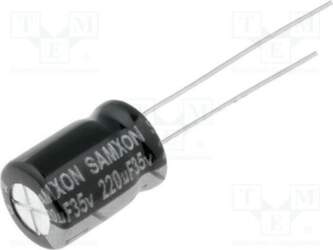 SAMXON Capacitor: electrolytic; low ESR; THT