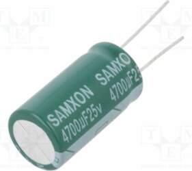 SAMXON Capacitor: electrolytic; low ESR; THT