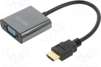 SAVIO Adapter; D-Sub 15pin HD socket