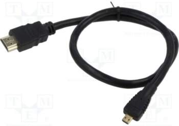 SAVIO Cable; HDMI plug,micro HDMI