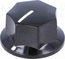 SCI Knob; with pointer; bakelite; Øshaft: