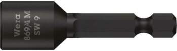 Screwdriver bit; 6-angles socket; 1/4"; HEX