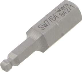 Screwdriver bit; hex key,spherical; HEX