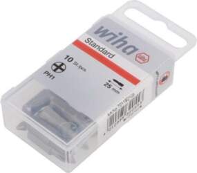 Screwdriver bit; Phillips; PH1; 1/4"; Overall