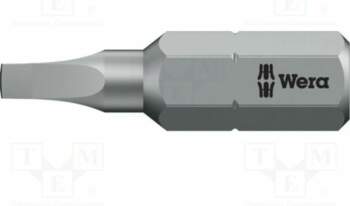 Screwdriver bit; square; #00; 1/4"; Overall
