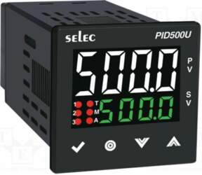 SELEC Meter: temperature controller; on panel
