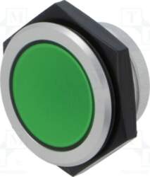 SIGNAL-CONSTRUCT Indicator: LED; flat; green; Ø30mm