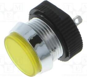 SIGNAL-CONSTRUCT Indicator: LED; flat; yellow; 24÷28VDC