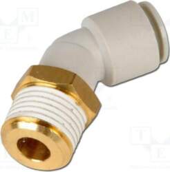 SMC Push-in fitting; threaded,angled 90°