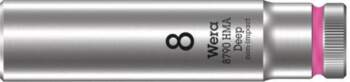 Socket: 6-angles; socket spanner; HEX 8mm