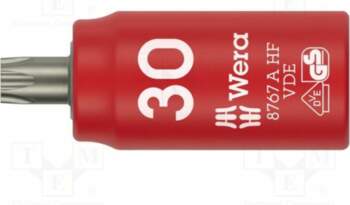 Socket: Torx®-bit; insulated; TX30; 1/4"; 36mm