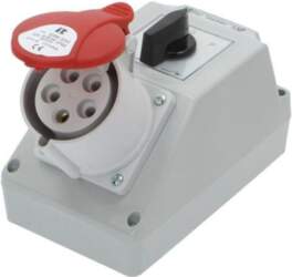 SPAMEL Switch socket; IP44; wall mount