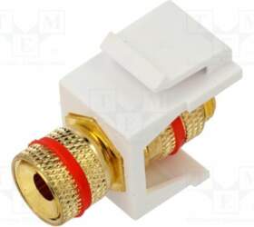 Speaker coupler; Keystone; banana 4mm socket