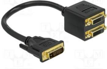 Splitter; DVI-D (24+1) socket x2,DVI-D