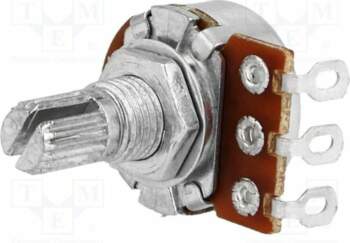SR PASSIVES Potentiometer: shaft; 100kΩ; single