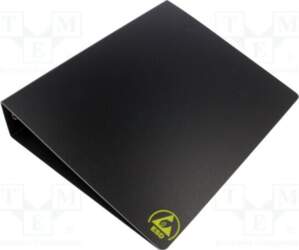 STATICTEC Ring binder; ESD; A4; black