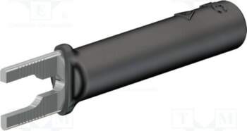 STAUBLI Laboratory connector: fork terminals; plug