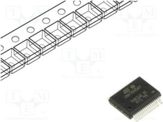 STMICROELECTRONICS IC: driver; H-bridge; brush motor