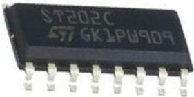 STMICROELECTRONICS IC: interface; transceiver; RS232; 400kbps