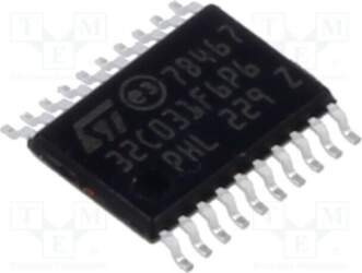 STMICROELECTRONICS IC: STM32 ARM microcontroller; 48MHz