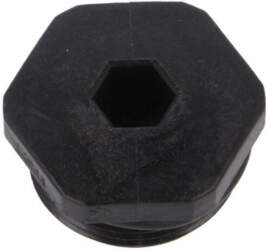 Stopper; PG16; IP68; polyamide; black; V-NE-SD