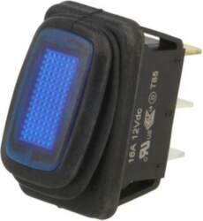 SWITCH COMPONENTS ROCKER; SPST; Pos: 2