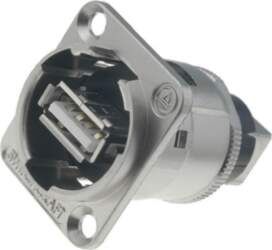 SWITCHCRAFT Adapter; USB A socket-front,USB
