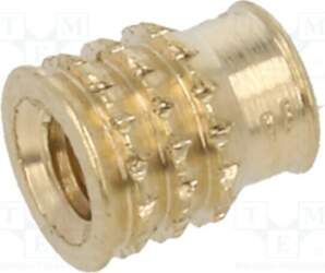 TAPPEX Threaded insert; brass; M2; BN