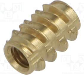 TAPPEX Threaded insert; brass; M3; BN