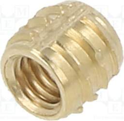 TAPPEX Threaded insert; brass; M3; BN