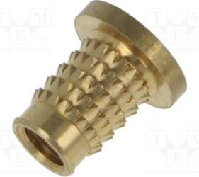 TAPPEX Threaded insert; brass; M6; BN