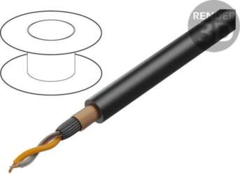 TASKER Wire: microphone cable; 2x0.25mm2