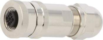 TE CONNECTIVITY Connector: M12; plug; PIN: