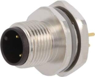 TE CONNECTIVITY Connector: M12; socket; PIN: