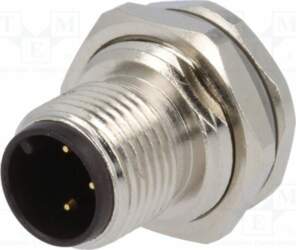 TE CONNECTIVITY Connector: M12; socket; PIN: