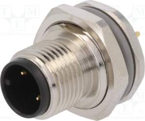 TE CONNECTIVITY Connector: M12; socket; PIN: