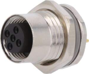 TE CONNECTIVITY Connector: M12; socket; PIN: