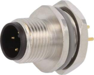 TE CONNECTIVITY Connector: M12; socket; PIN: