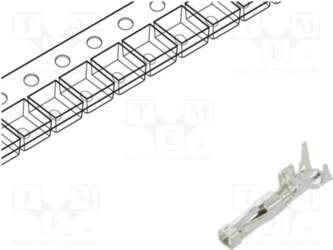 TE CONNECTIVITY Connector: wire-wire; socket; female
