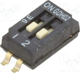 TE CONNECTIVITY Switch: DIP-SWITCH; Poles number: