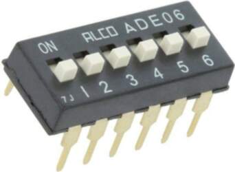TE CONNECTIVITY Switch: DIP-SWITCH; Poles number: