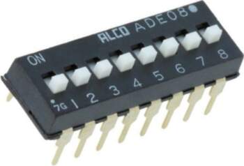 TE CONNECTIVITY Switch: DIP-SWITCH; Poles number: