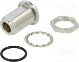 TELEGARTNER Adapter; socket; straight; PTFE; N