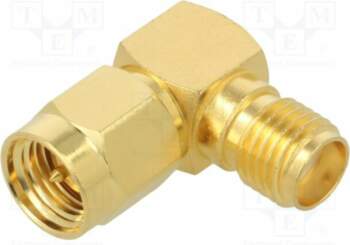 TELEGARTNER Connector: SMA; socket; angled; PTFE