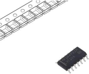TEXAS INSTRUMENTS IC: digital; NOT; Ch: