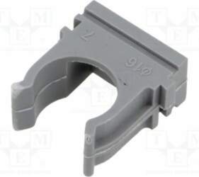 TIE10 Mounting holder; polyetylene; FlexiPipe; grey