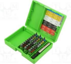 Tools set: screwdriver bits; Torx®; Kit: