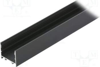 TOPMET Profiles for LED modules; black