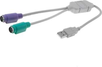 VCOM Adapter USB-PS2; PS/2 socket x2